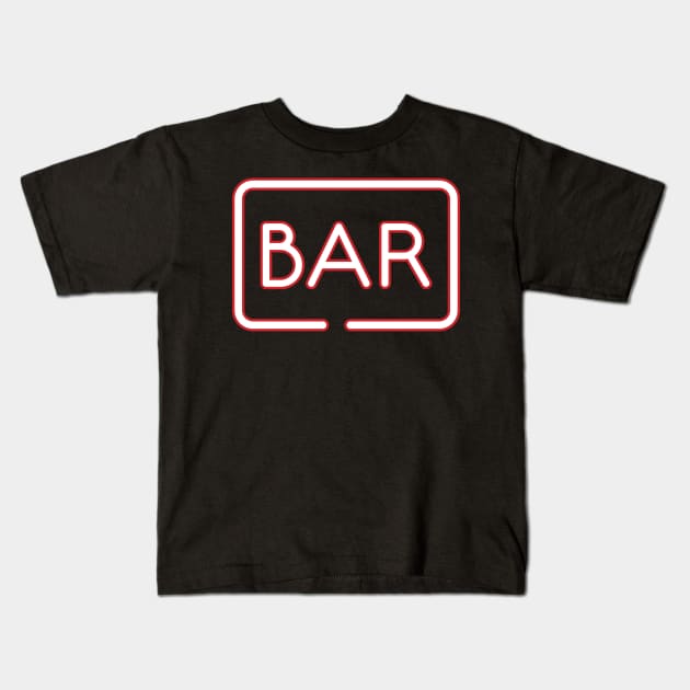 Bar Kids T-Shirt by WordFandom